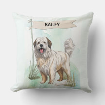 Pyreneese Herdershond Aquarel Gepersonaliseerde Ho