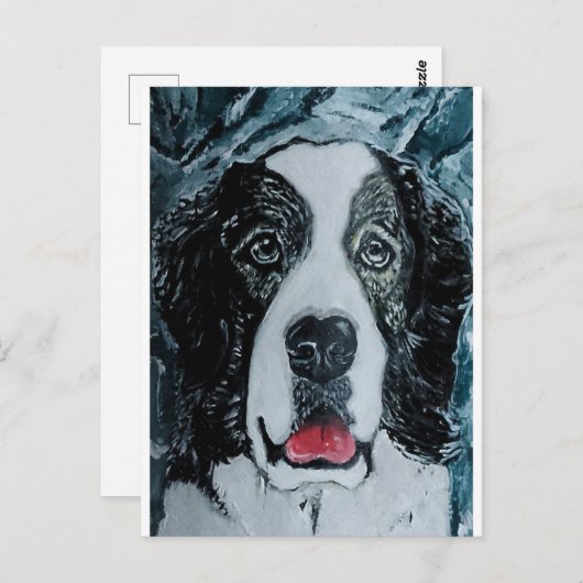 Pyrenese Mastiff Schilderij van Alfred Fox Briefkaart (Voorkant / Achterkant)