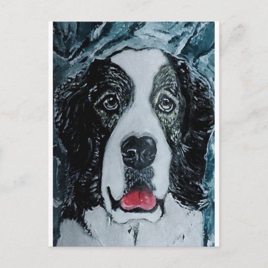 Pyrenese Mastiff Schilderij van Alfred Fox Briefkaart (Voorkant)