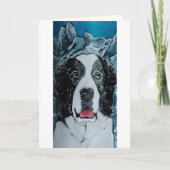 Pyrenese Mastiff Schilderij van Alfred Fox Kaart (Voorkant)