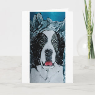 Pyrenese Mastiff Schilderij van Alfred Fox Kaart