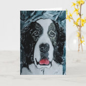 Pyrenese Mastiff Schilderij van Alfred Fox Kaart (Gele Bloem)