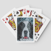 Pyrenese Mastiff Schilderij van Alfred Fox Pokerkaarten (Achterkant)