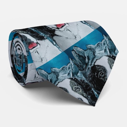 Pyrenese Mastiff Schilderij van Alfred Fox Stropdas (Opgerold)