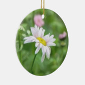 Pyrethrum Daisies - Tanacetumcoccineum Keramisch Ornament (Rechts)