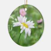 Pyrethrum Daisies - Tanacetumcoccineum Keramisch Ornament (Links)