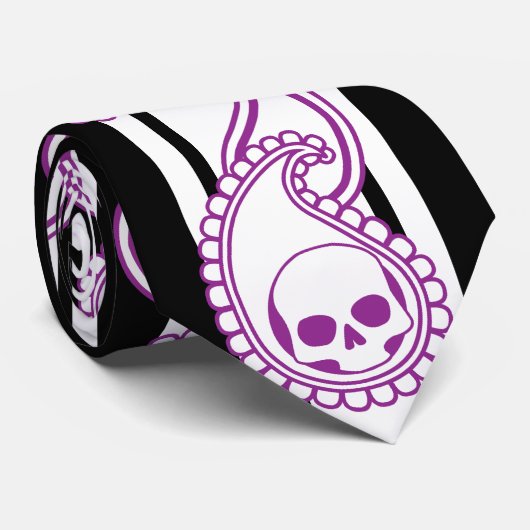 Pyretisch (Paars) Stropdas (Opgerold)