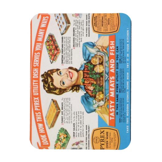 Pyrex Bake wil je dienen Magneet (Verticaal)