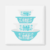  Pyrex Butterprint Nesting Bowls Magnet (Voorkant)