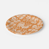  Pyrex Patroon - Butterprint (Amish Farmer) Papieren Bordje (Gekanteld)
