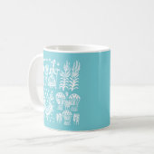 Pyrex Patroon - Butterprint White Koffiemok (Voorkant links)