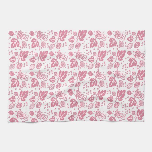  Pyrex Patroon - Gooseberry Pink Theedoek (Horizontaal)