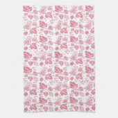  Pyrex Patroon - Gooseberry Pink Theedoek (Verticaal)