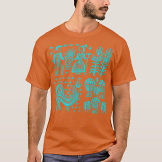  Pyrex Pattern ButterTurquoise Blue T-shirt
