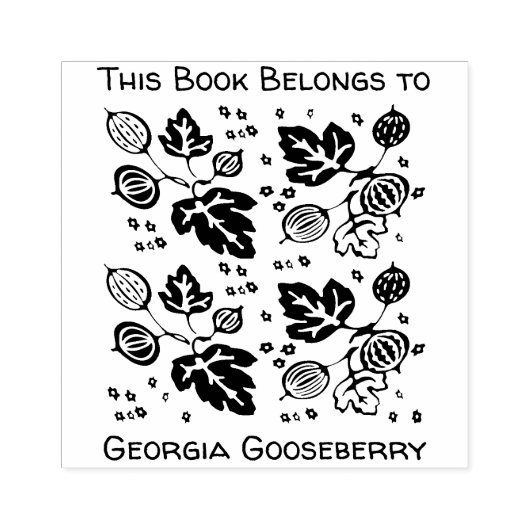  Pyrex Pattern - Kruisbessen - Eigenschap van Rubberstempel (Afrduk)