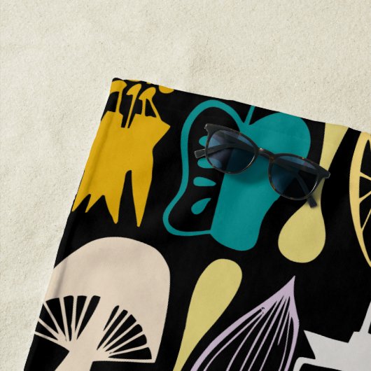 Pyrex Pattern - Mod Kitchen (kleuren van 1950) Strandlaken (In situ)