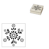  Pyrex Pattern - Vriendschap (Penn Dutch) Rubberstempel (Gestempeld)