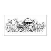 Pyrexpatroon - Bos Fancy Paddenstoelen Rubberstempel (Afrduk)