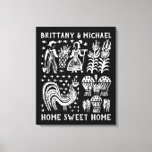 pyrexpatroon - Butterprint (Amish Farmer) Canvas Afdruk (Voorkant)