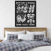 pyrexpatroon - Butterprint (Amish Farmer) Canvas Afdruk (Insitu (Slaapkamer))