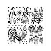  pyrexpatroon - Butterprint (Amish Farmer) Rubberstempel (Afrduk)