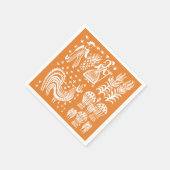  pyrexpatroon - Butterprint (Amish Farmer) Servet (Hoek)