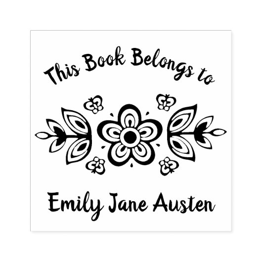 pyrexpatroon - Vlindergoud - Bookplate Rubberstempel (Afrduk)