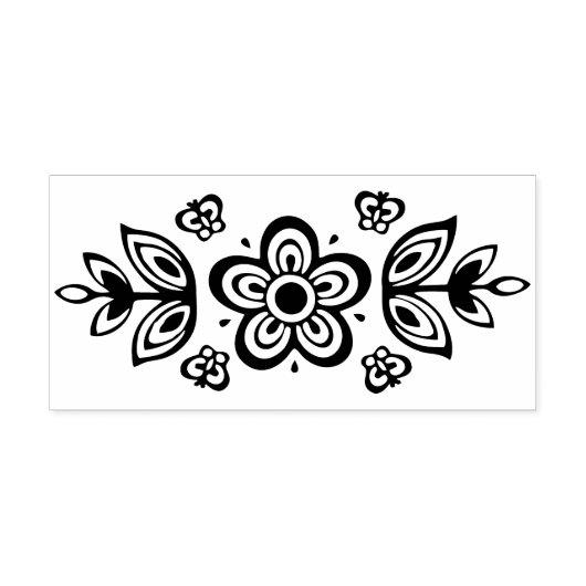 pyrexpatroon - vlindergoud rubberstempel (Afrduk)