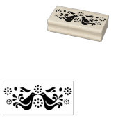  pyrexpatroon - vriendschap (2 vogeltjes) rubberstempel (Gestempeld)