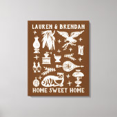 pyrexpatroon - vroeg Amerikaans (koloniaal) Canvas Afdruk (Voorkant)