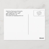 Pyrhus en Andromache door Johan Lund Briefkaart (Achterkant)