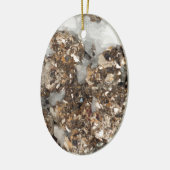 Pyriet en kwarts keramisch ornament (Links)