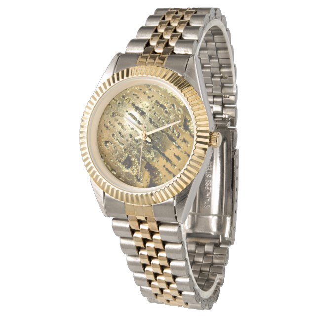 Pyriet Geode Crystal - GOLD Horloge (Gekanteld)