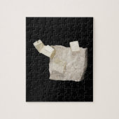 Pyriet kristallen in schalie legpuzzel (Verticaal)