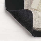 Pyriet kristallen in schalie muismat (Hoek)