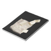 Pyriet kristallen in schalie notitieblok (Linkerzijde)