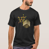 Pyriet Minerale Kristal Structuur T-shirt (Voorkant)