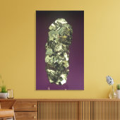 Pyrietkristallen, Peru, Zuid-Amerika Canvas Afdruk (Insitu (Woonkamer))