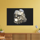 Pyrietkristallen, Peru, Zuid-Amerika Canvas Afdruk (Insitu (Woonkamer))