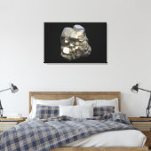 Pyrietkristallen, Peru, Zuid-Amerika Canvas Afdruk (Insitu (Slaapkamer))