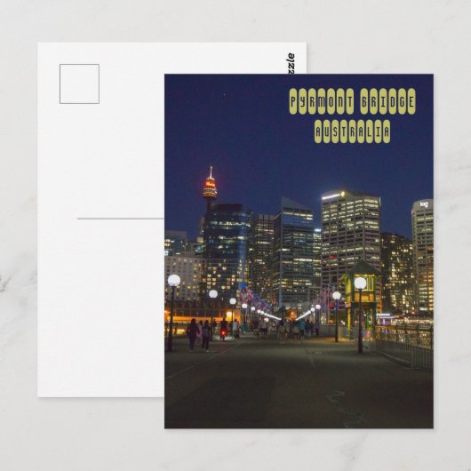 Pyrmont-brug Briefkaart (Voorkant / Achterkant)