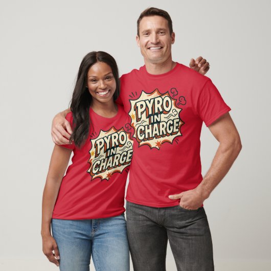 Pyro aan de leiding t-shirt (Unisex)