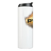 Pyro Fireworks Firecracker Pyrotechnicus Fun Gift Thermosbeker (Gedraaid links)