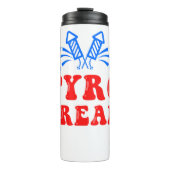 Pyro Freak Pyrotechnics Fireworks Firecracker Gift Thermosbeker (Voorkant)