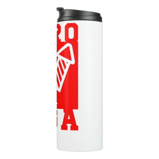 Pyro Liga Pyrotechnicus Firecracker Fireworks Gift Thermosbeker (Geroteerd rechts)