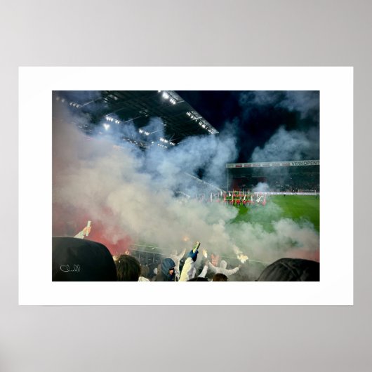 Pyro Party before Royal Antwerp FC vs. FC Dender Poster (Voorkant)