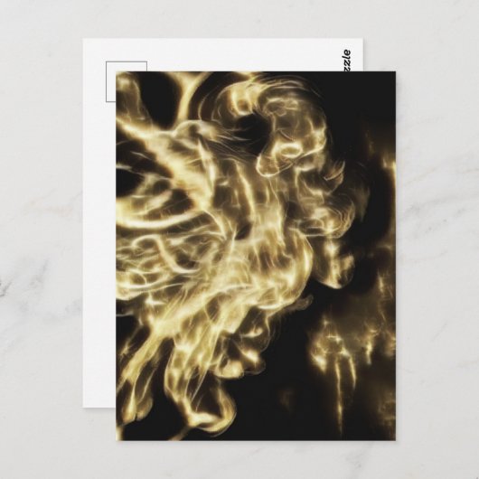 Pyroclastische gloed briefkaart (Voorkant / Achterkant)