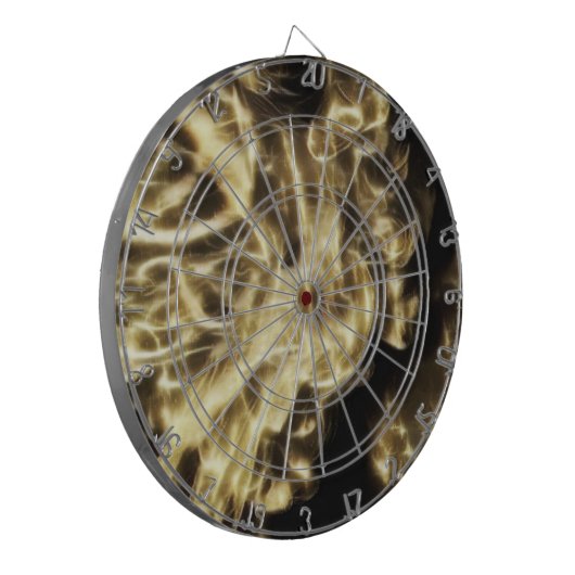 Pyroclastische gloed dartbord (Voorkant Links)