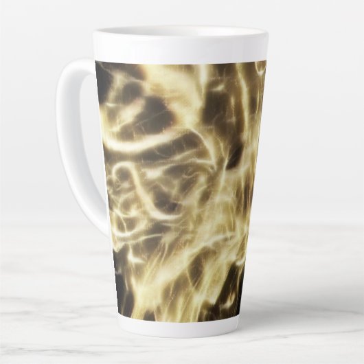 Pyroclastische gloed latte mok (Linkerhoek)