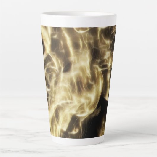 Pyroclastische gloed latte mok (Voorkant)